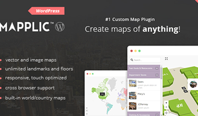 Mapplie v4.1 – Custom Interactive Map WordPress Plugin